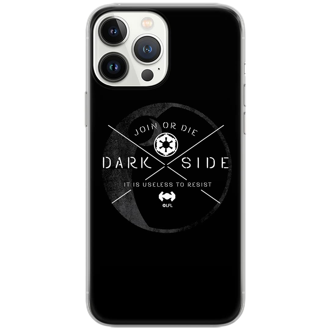 ERT GROUP mobile phone case for iPhone 13 PRO MAX original and officially licensed Star Wars pattern 011 Black optimally adapted to the shape of the mobile phone, case made of TPU