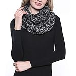 Womens Knit Infinity Scarf Circle Loop Warm Fashion Thick Ribbed Scarf Womens Knit Infinity Scarf Circle Loop Warm Fashion Thick Ribbed Scarf