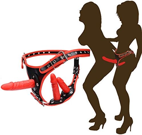 OJumer Women Adjustable Strap on Harness Belt with Three Removable Heads for Women Couples