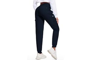 LadyJoy Cargo Pants Women Hiking Cargo Joggers for Women Lightweight Scrub Summer Pants with Pockets Golf Travel