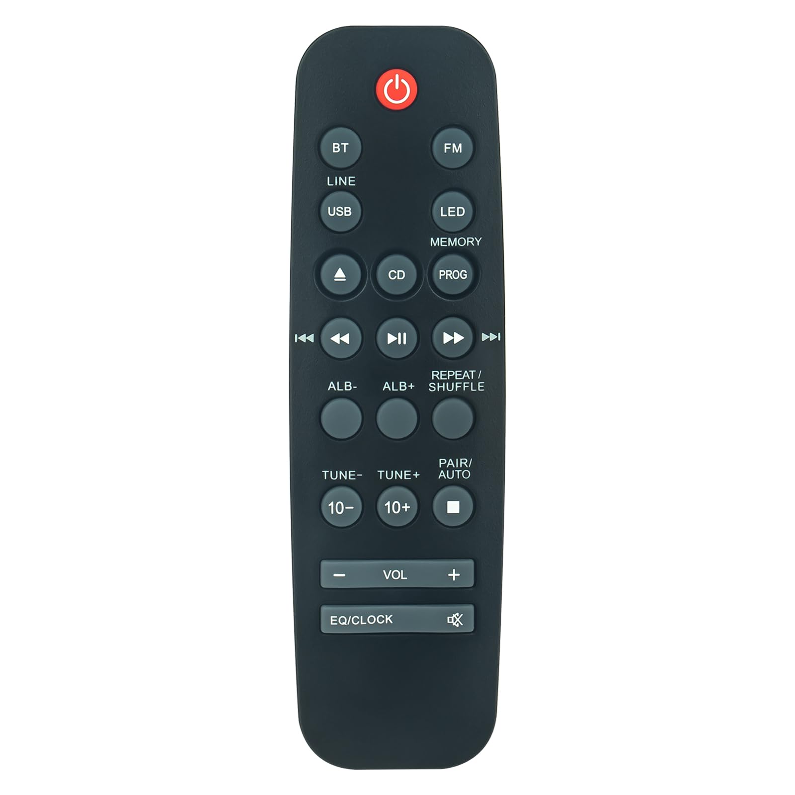 RM-SMXD328 VINABTY Replace Remote Control Fit for Jvc MX-D328B RM-SMX530R MX-J530R CA-MXJ552RB MX-DN550 RM-SMXDN550R Stereo CD Micro Hi-Fi Audio System