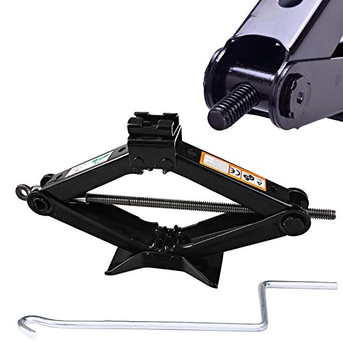 Universal Camper Scissor Jack Jacks 2 Ton with Handle Chromed Crank for