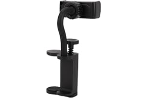 Eujgoov Adjustable Guitar Phone Holder Clamp Flexible Locating for Ukulele Acoustic Bass Digital Sheet Music Display