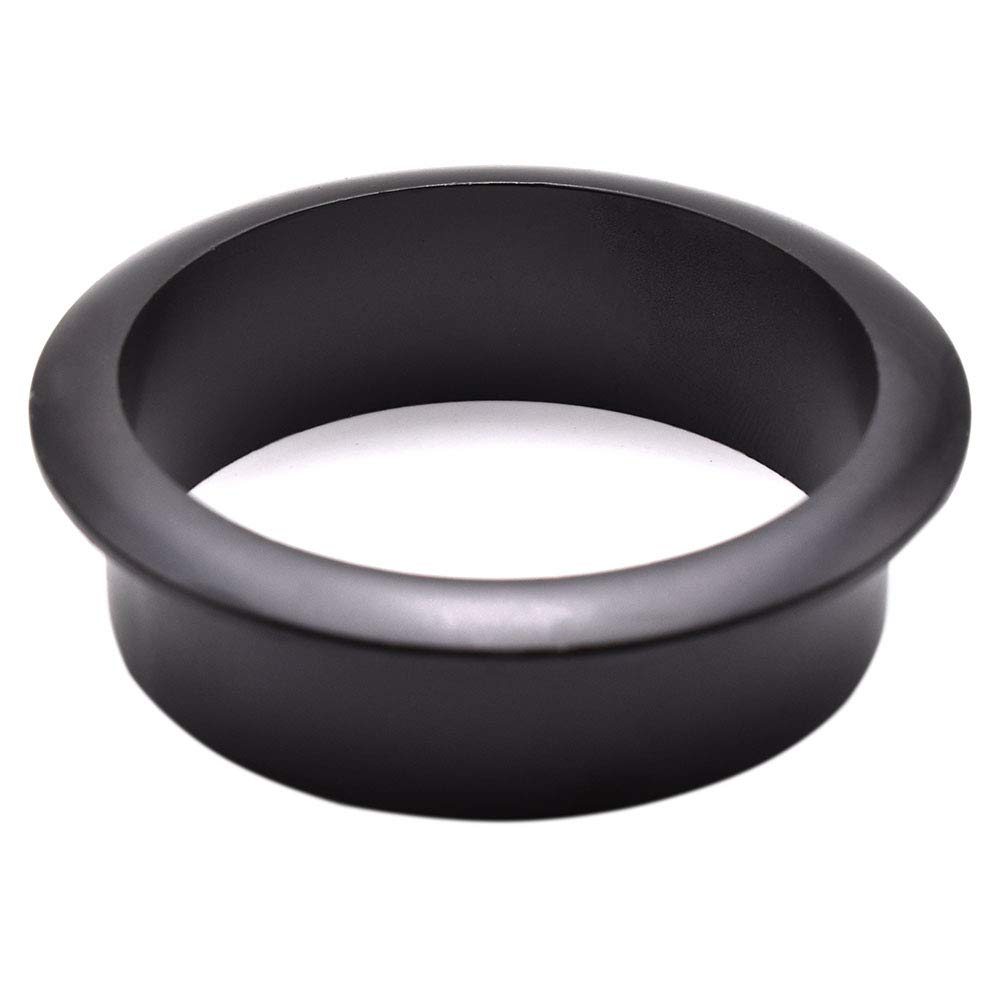 Photo 1 of 1-3/4 Inch(45mm) Zinc Alloy Desk Hole Cover Grommets Black Wire Cord Cable Organizer for Computer Desk Cabinet