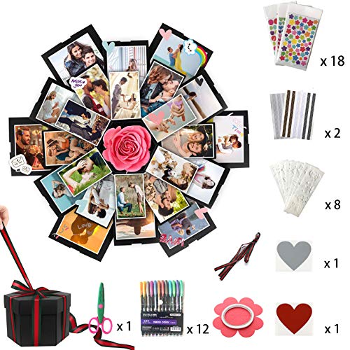 Explosion Box Gift Set, 18.5" Scrapbooking Photo Album Gift Box