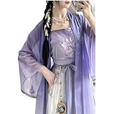 Chinese Hanfu Women Traditional Cosplay Costume Ancient Song Dynasty 2025 Summer Purple Print Hanfu 3pcs Suit
