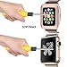 SUPTMAX Screen Protector for Apple Watch 38mm Full Coverage [Anti-Scratch] Cover for Apple Watch Tempered Glass Screen Protector for Apple Watch (38mm Rose Gold)