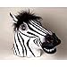 Latex Zebra Head Mask for Halloween Cosplay Costume Party
