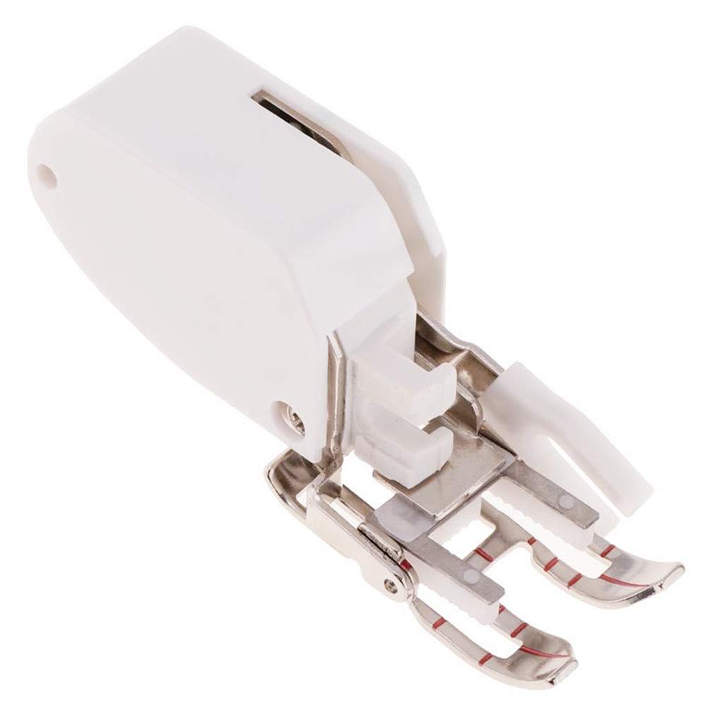 YEQIN Open Toe Walking Foot W/Guide for Quilting and Sewing - Stitch Through Multiple Layers and Match Prints - Compatible with Low-Shank Sewing Machine | Brother, Singer, Janome, Babylock & More