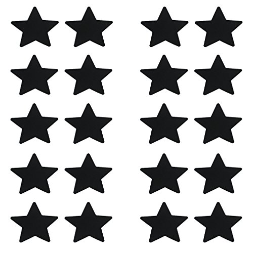 10 Pairs Black Adhensive Nipple Covers Disposable Breast Pasties Patels