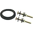 Danco Tank to Bowl, Use Toilets, 5/16 in Dia X 3-1/4 in L, 88359 Eljer Repair Kit, Black