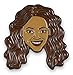 Forge Celebrity Character Enamel Lapel Pins (Beyonce)