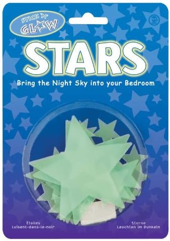 Tobar STICK N GLOW STARS, Mixed, Small, Medium