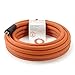 Giraffe Tools Air Hose, 3/8 inch x 25 ft Air Compressor Hose, 1/4 in. MNPT Fittings, Hybrid 300 PSI, Kink Resistant, Lightweight Lead-in Air Hose, All-Weather Flexibility, Orange
