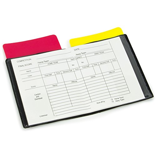Deluxe Referee Warning Cards and Wallet Set - Great for Soccer and Other Sports!