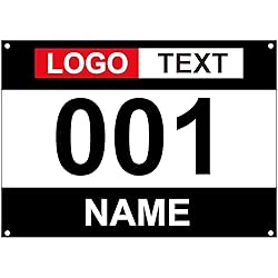 Muka 50 PCS Customized Running Bibs Race Competitor