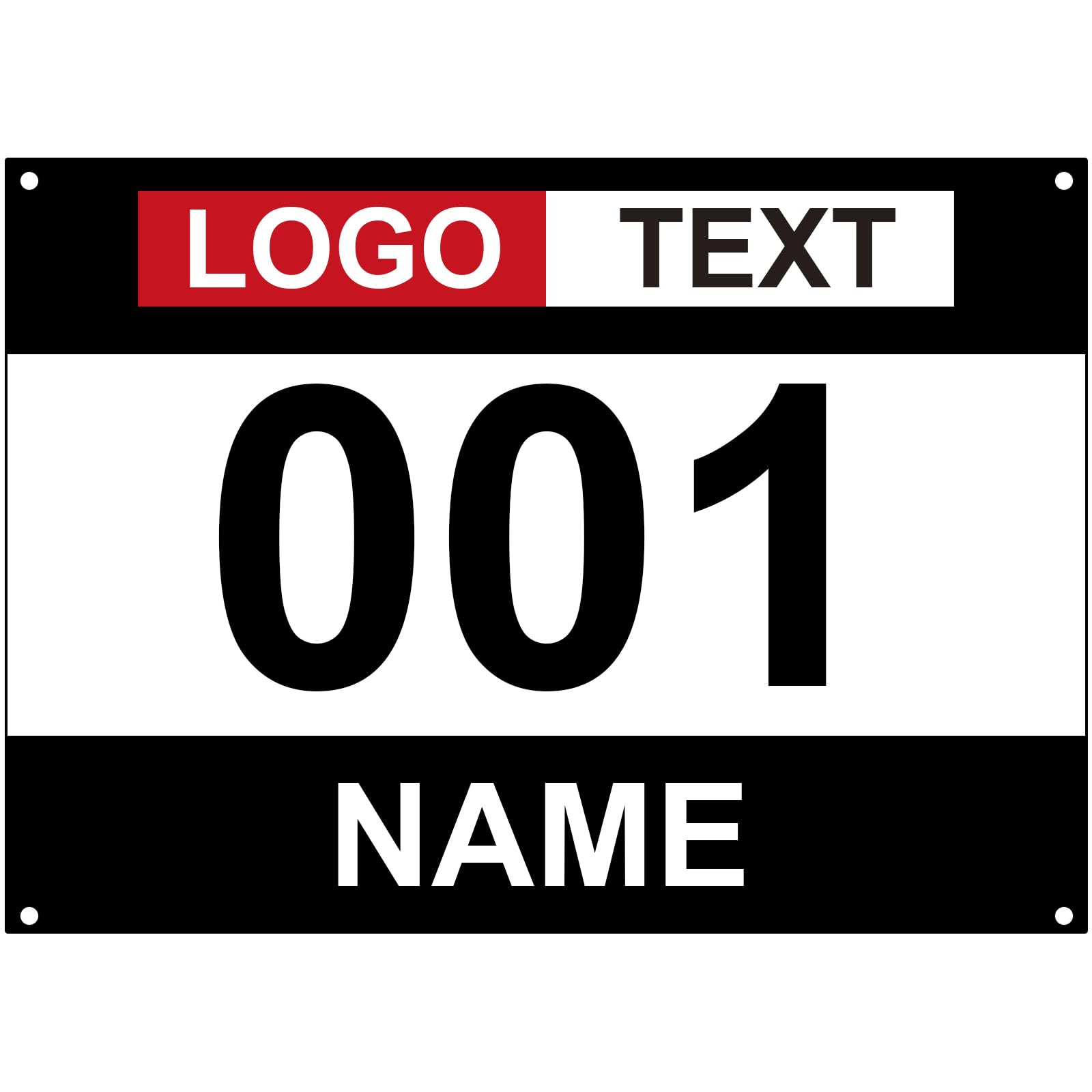 Muka 50 PCS Customized Running Bibs Race Competitor