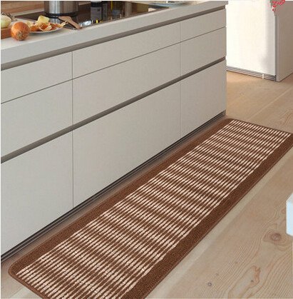 image for Ustide Kitchen Rug Set,kitchen Floor Rug Washable Floor Runner Stripe 