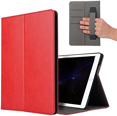iPad Pro 10.5 inch Case -Vangoog Flip Stand Folio Case Cover for iPad Pro 10.5-inch (2017), with Smart Cover Auto Sleep/Wake (Red)
