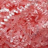 1/2 LB Crinkle Cut Paper Shred - Light Pink