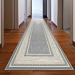 Machine Washable Bordered Design Non-Slip
