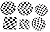 Racing Checkard Flag Party Bundle 9" Plates (16) 7" Plates (16) Lunch Napkins (16) Beverage Napkins (16)