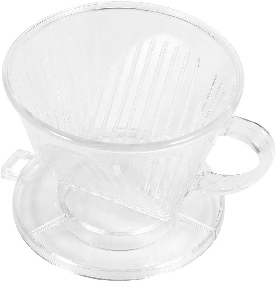 Coffee Filter Holder, Resin Reusable Transparent Portable