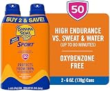 Banana Boat Sport Ultra SPF 50 Spray Twin Pack 6oz Each Oxybenzone Free Water view 2