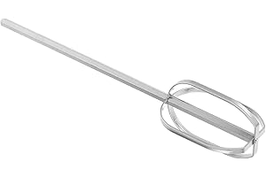 HOOWIFFY Electric Mixer Beater Replacement Stainless Steel Kitchen Accessory for Hand Drill Egg Beater Dough