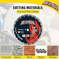 ORIXTREME 14 Inch Diamond Concrete Saw