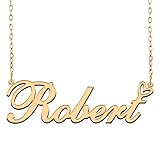 A168A Robert Custom Name Necklace Customized