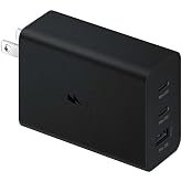 Samsung Cargador con Triple Puerto 65W USB-C Negro