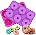 Ozera 2-Pack Donut Baking Pan, Non-Stick Donut Mold, Silicone Baking Molds for Donuts, Easy to Bake Full Size Perfect Shaped Doughnuts