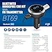 Car Bluetooth FM Transmitter,DYTesa Wireless In-Car Bluetooth FM Transmitter Radio Adapter Car Kit with USB Car Charger Support Micro SD/TF Card Music Control Hands-Free Calling