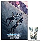 The Divergent Series: Allegiant (2016) - Slanted - 13 in x 19 in Movie Poster Reprint + FREE BOOKMARK