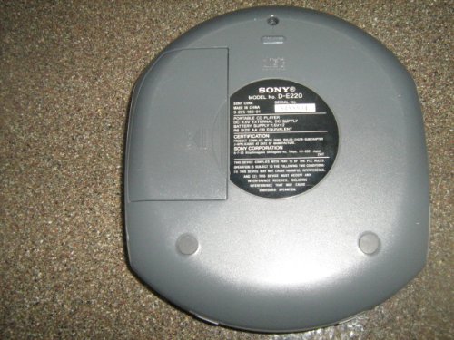 Sony-Walkman-CD-Walkman-D-E220-ESPMAX-CD-Player-SilverGrey