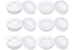uxcell Bung Cap, 2'' Drum Bung Cap with Silicone Seals Rings, 6Pcs Coarse Thread and 6Pcs Fine Thread Bung Plug, Drum Bung Pl