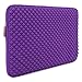 Laptop Sleeve, EveCase 11.6'' ~ 12.5'' Chromebook/Ultrabook Notebook Diamond Foam Splash & Shock Resistant Neoprene Sleeve Case Travel Bag (Purple)