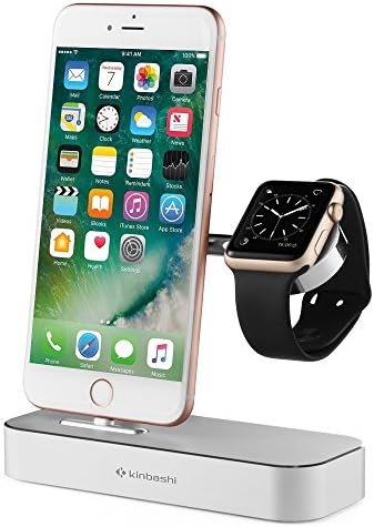 Kinbashi MFI Certified Charging Dock with USB Hub for Apple iPhone iWatch and Other USB Devices (Apple Watch Magnetic Charger are NOT INCLUDED)