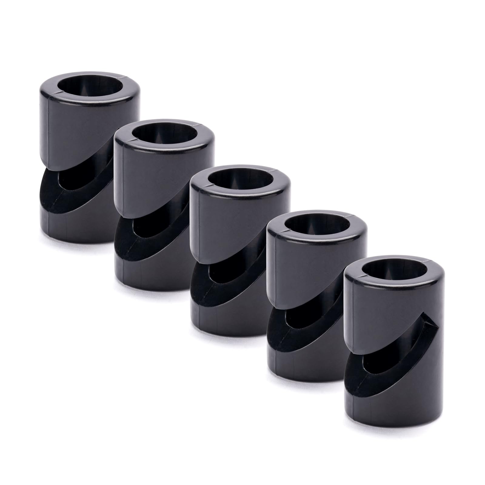 5 Pieces Wall Ceiling Pins Black for Textile Cable Ceiling Bracket Monkey Swing Surface Mounted Cable Holder for Lamp DIY