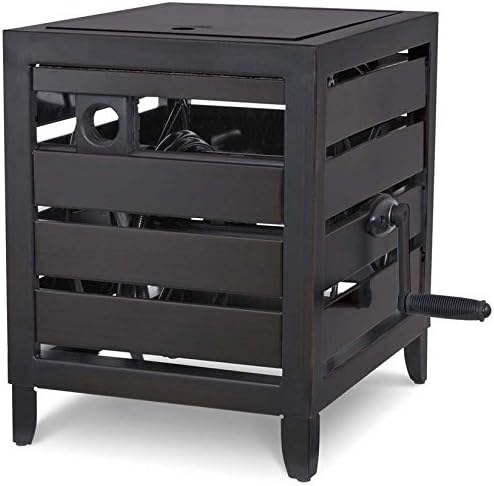 NeverLeak 150-ft Hose Reel Hideaway Cabinet Storage Watering Decorative Garden /RM#G4H4E54 E4R46T32502384