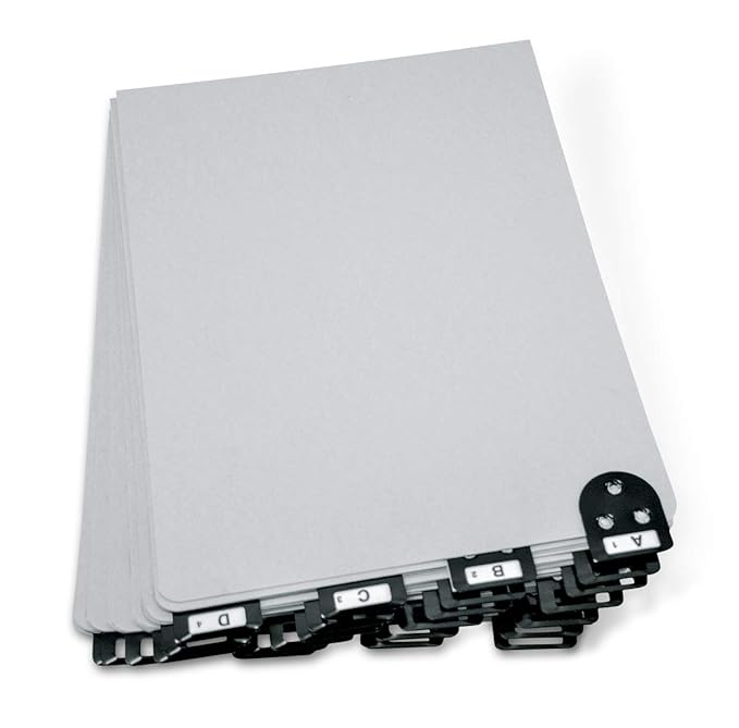 Martin Yale 14522 Master Posting Tray Index Set, 8 1/2 x 11", 25