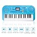 TWFRIC Kids Piano Keyboard, 37 Keys LCD Screen Display Dual-Speakers Piano for Kids 2018 Newest Piano Keyboards Music Educational Toy for 3-8 Years Boys Girls Child, Xmas Gift (Blue) 