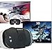 FANNEGO 3D VR Headset Virtual Reality Glasses for 3d Movies And Games Compatiable with IOS/Android 4.0