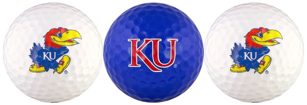 EnjoyLife Inc University of Kansas Jayhawks Golf Ball Gift Set