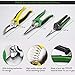 BohoFarm Gardening Shears Garden Cutter Pruner Clippers Stainless Steel Bypass Pruning Kit Hydroponic Set of 3