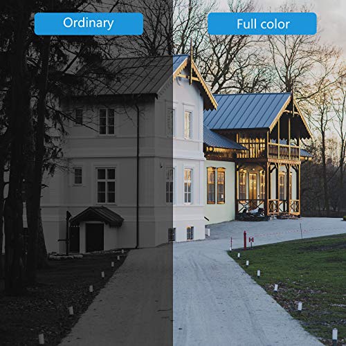 XVIM1080P Wireless WiFi Wall Lamp Alarm Rechargeable Battery Powered Floodnight Camera with Motion-Activated, Night Vision, Two-Way Audio and Siren Alarm