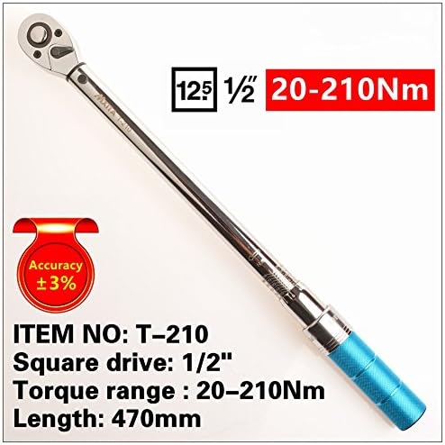Wrench Tool Adjustable Torque Wrench 1-6N 2-24N 5-25N 5-60N 20-110N 10-150N 28-210N Hand Spanner Car Bicycle Repair Tools 20-210Nm Pro