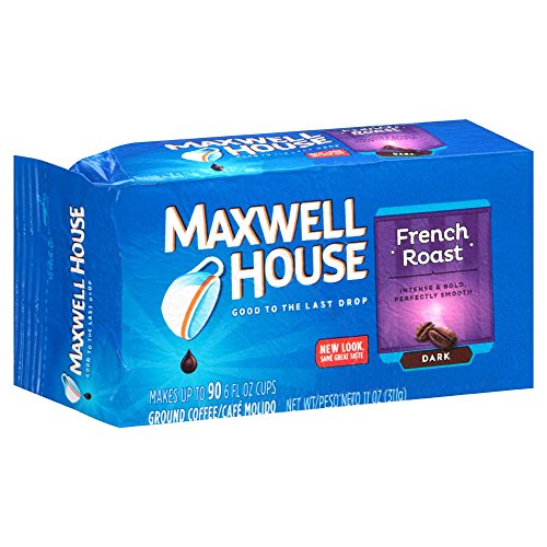 Buy Maxwell House French Roast Dark Roast Ground Coffee (6 ct Pack, 11 oz Canisters) Online at
