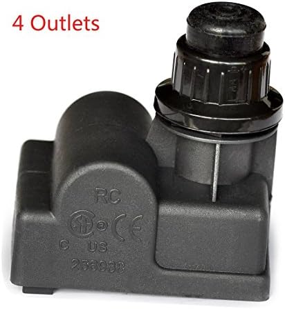 TzBBL BBQ Ignitor Spark Generator Push Button Ignitor 03340 Universal BBQ Gas Grill Replacement 4 Outlet AA Battery Electronic Igniter CSA Certified (Batteries not included)